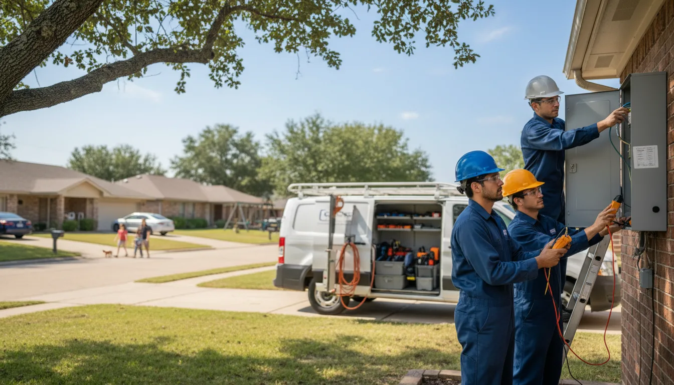 Certified electrician providing emergency electrical services in Tintah, MN